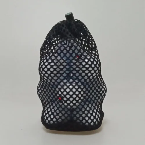 Miniatura 4 de Paquete de 2 bolsas de malla para pelotas de golf y pickleball, bolsa de malla para pelotas de golf, bolsa de red multiusos, apta para ping pong