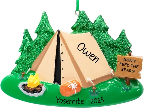 Miniatura 17 de Adorno Personalizado de Uniforme de Boy Scout para Navidad 2025 Adorno para Árbol de Navidad para Scout Masculino Recuerdo Único de Primer
