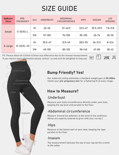 Miniatura 7 de QoBexim Leggings de maternidad sobre el vientre, ultra elásticos, pantalones de yoga para embarazo, con soporte para golpes, leggings