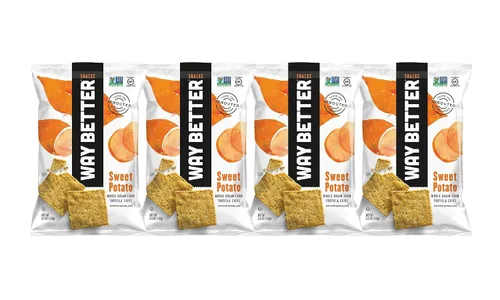 Miniatura 22 de Way Better Snacks Chips de tortilla, batata, 5.5 onzas