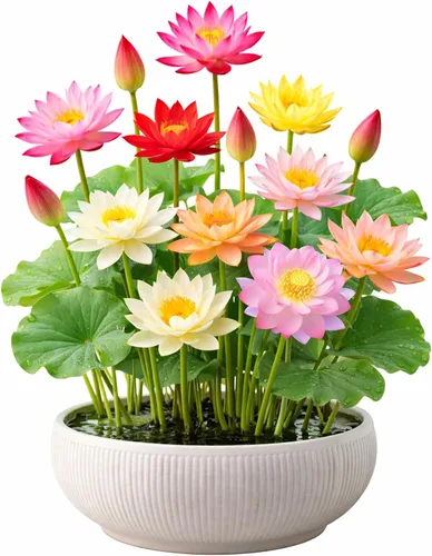 Miniatura 4 de 80 piezas de semillas de loto para plantar – Semillas de flor de loto en cuenco Bonsai, semillas mixtas de loto fáciles de cultivar,