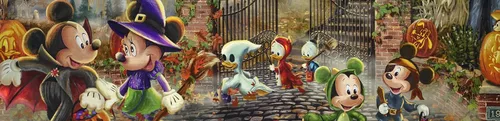 Miniatura 9 de Ceaco - Thomas Kinkade - Disney - Mickey y Minnie Halloween Fun - Rompecabezas de 1000 piezas