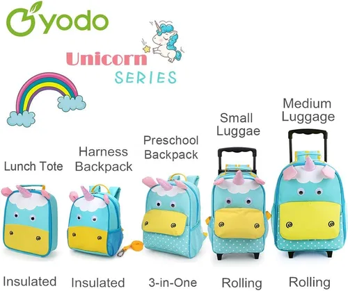 Miniatura 7 de Maleta Yodo, para usar de 3 maneras, con ruedas, para niño