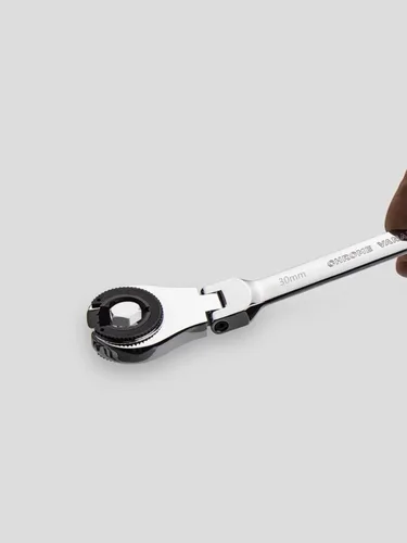 Miniatura 2 de FLZOSPER Llave de tubo SAE Fix de 1/2 pulgada, llave de engranajes de cabeza flexible, llave combinada de trinquete