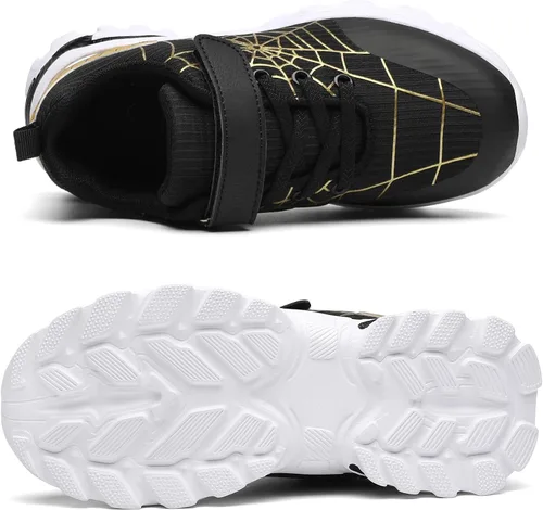 Miniatura 5 de IGBAY Zapatillas deportivas para niños pequeños y grandes con amortiguación, para correr, deportes, deportes, fitness, entrenamiento cruzado