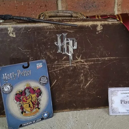 Miniatura 4 de Fan Emblems Harry Potter 3D HP Logo Insignia del coche (cromo)
