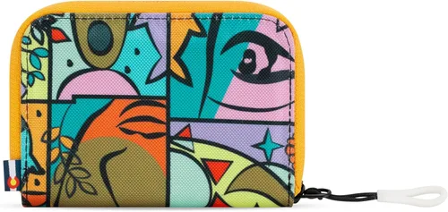 Miniatura 36 de Sherpani Barcelona, pequeña cartera de nailon plegable con bolsillo con cremallera para mujer, bolsa de viaje, protección RFID