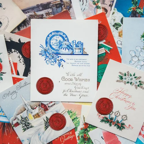 Miniatura 4 de 100 calcomanías adhesivas de cera con letra J rojas, hechas a mano, sin necesidad de sellar, rasgar y usar calcomanías de cera para invitaciones