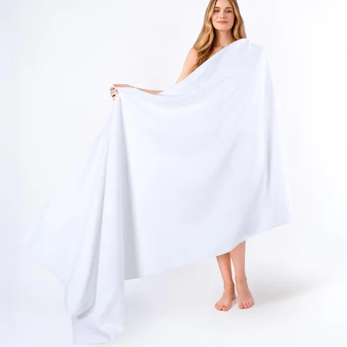 Miniatura 73 de American Soft Linen - Juego de 4 toallas, 100% de algodón turco, 27 x 54 pulgadas, tamaño extragrande, toallas para la ducha, color amarillo