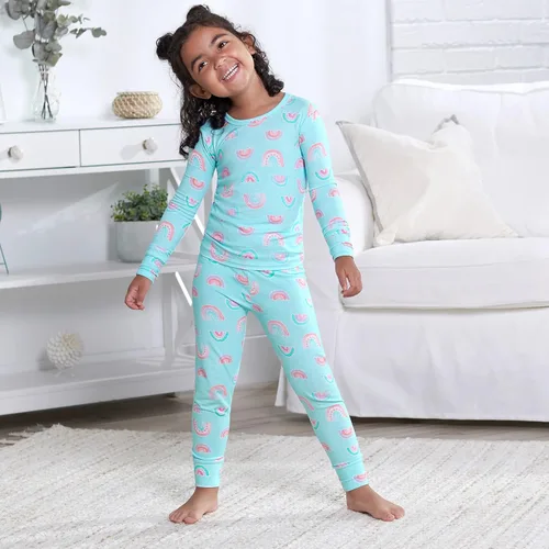 Miniatura 3 de Gerber Pijama unisex de 2 piezas para bebé y niño pequeño, con viscosa hecha de eucalipto