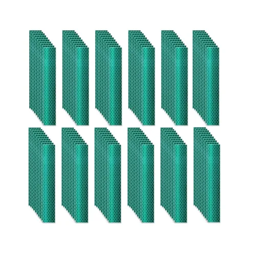 Miniatura 72 de Cinta reflectante blanca de 4 pulgadas, adhesivo de seguridad de advertencia impermeable para exteriores (10 pies)