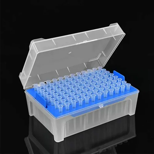 Miniatura 5 de Puntas de pipeta de filtrado de 10 µL – Puntas de pipeta de filtro universales – en rack, sin ARNasa/DNasa y seguras para pirógenos, transparentes