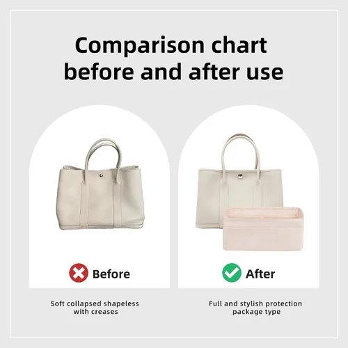 Miniatura 4 de DGAZ Organizador de bolso sedoso, organizador de bolsos de lujo y bolso de mano, organizador de bolsas Simplicity para fiestas de jardín 3036 bolsas