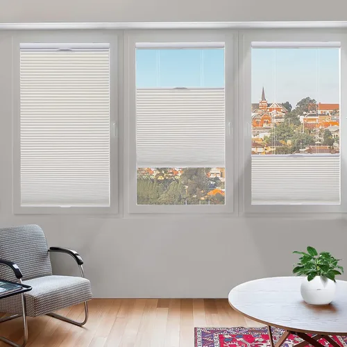 Miniatura 11 de Tonature Persianas Celulares de Tamaño Personalizado para Ventanas Cortinas Blackout sin Cordón Persianas Enrollables Protección UV Aislamiento