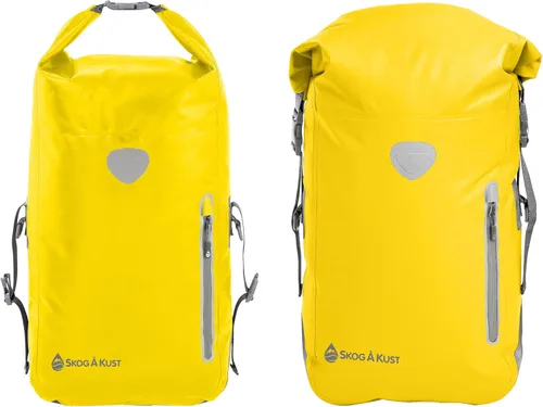 Miniatura 2 de Skog Å Kust BackSak Mochila impermeable de servicio pesado - Bolsa de equipo para deportes, viajes y más - Tamaños de 25 y 35 litros Amarillo