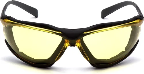 Miniatura 2 de Pyramex Proximity Safety Glasses Eye Protection, Amber H2X Anti-Fog Lente antivaho Amber H2x/Marco Negro