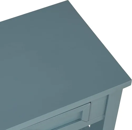 Miniatura 7 de Mesa consola de granja con 4 cajones y estante de almacenamiento, mesa de entrada de madera, sofá, aparador para sala de estar, cocina, comedor