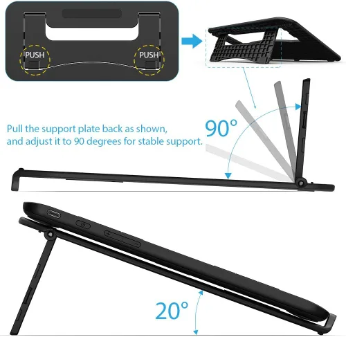 Miniatura 3 de XPPen AC42 - Soporte para tableta gráfica, soporte para portátil y dispositivo móvil para XPPen Artist10 2nd, Artist12, Artist13.3 Pro, Artist13.3