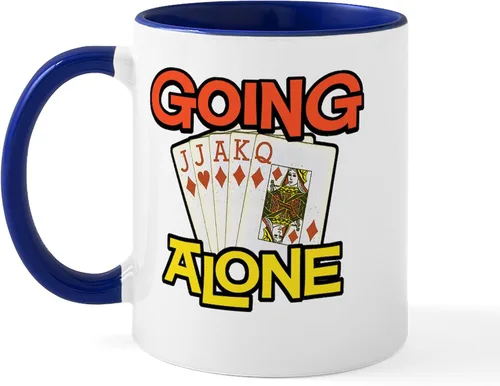 Miniatura 37 de CafePress Euchre Champ Mugs Taza de café de cerámica de 11 oz (11.0 fl oz)