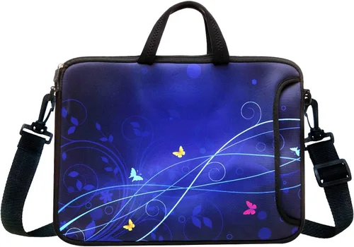 Funda de neopreno para portátil de 17 pulgadas a 17.3 pulgadas para 16 16.5 17 17.3 pulgadas Acer/Asus/Dell/Lenovo/HP/Macbook (azul)