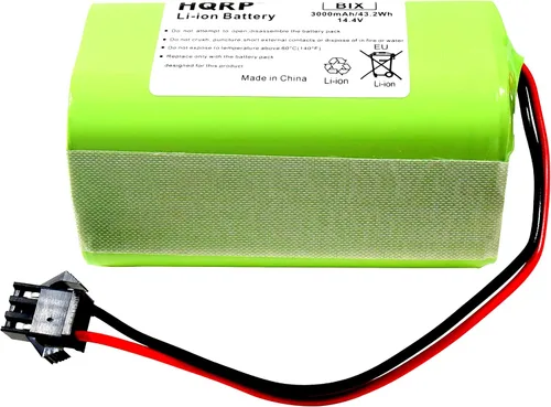 Miniatura 3 de HQRP Batería compatible con Deebot N79 N79S N79SE N79W DN622 DN622.11, Tesvor X500 G10 G20 G30 G35 G40 aspiradora robótica híbrida 14.4V 3000mAh