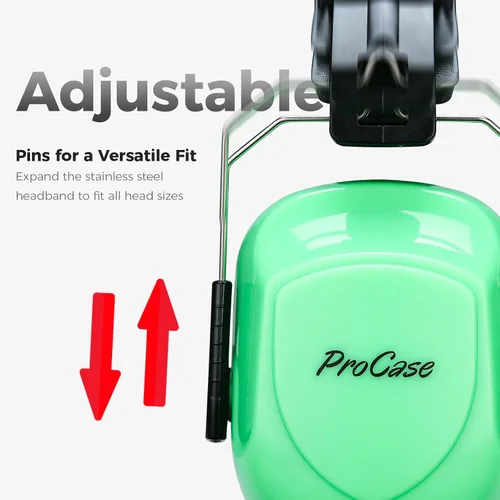 Miniatura 95 de ProCase NRR 28dB Noise Reduction Ear Muffs, Foldable Adjustable Noise Cancelling Headphones