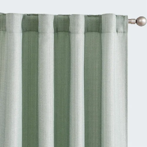 Miniatura 13 de JINCHAN Cortinas de lino beige para sala de estar y dormitorio, cortinas texturizadas de 63 pulgadas de largo, cortinas de estilo rústico de tejido