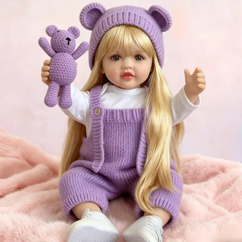 Miniatura 2 de Pinky - Muñecas de bebé Reborn de 20 pulgadas y 19.7 in, de cuerpo completo, de silicona, para recién nacidos, juguete