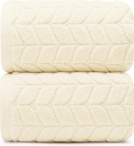 Miniatura 11 de Alusa Home Sábanas de Baño de Lujo Ultra Suaves y Elegantes de 700 GSM Paquete de 2 Extra Grandes 35x70 Pulgadas 100% Algodón de Fibra Larga
