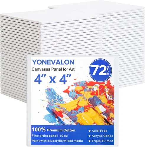 Miniatura 11 de YOURSORTER Lienzos para Pintar Paquete de 28, Tableros de Lienzo de Pintura en Blanco de 11x14 Pulgadas, Paneles de Lienzo de Algodón 100%
