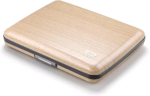 Miniatura 32 de Cartera de aluminio ÖGON -DESIGNS-, de gran capacidad con cerradura metálica, protección RFID contra fraudes y desmagnetización, modelo Smart Case