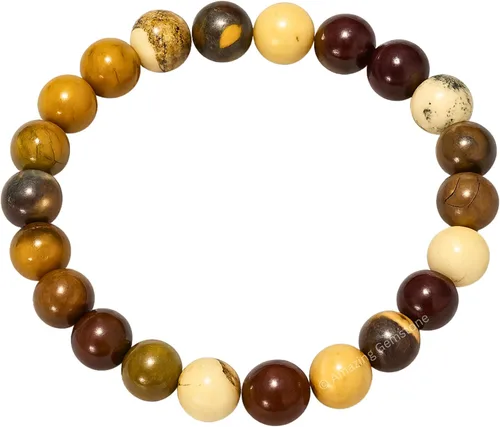 Miniatura 676 de Amazing Gemstone Pulsera de cristal para mujeres y hombres, pulsera de cristal curativo de protección, pulsera elástica con cuentas de piedras
