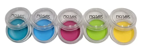 Miniatura 7 de Mosaic HydroCream - Paquetes de personajes de pintura facial para niños, no mancha, lavable, fórmula vegana gentil hipoalergénica. Pasteles