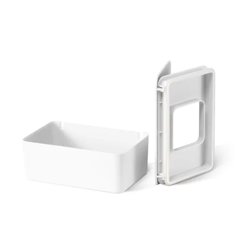Miniatura 7 de Dispensador de Toallitas Zdolmy, Portabrocas para Bebé, Contenedor de Toallitas Recargable, Gran Capacidad, Alargado, Compatible con la Mayoría