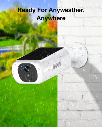 Miniatura 6 de ANRAN Cámara de seguridad solar 2K inalámbrica para exteriores, alimentación permanente con panel solar integrado, cámaras de seguridad WiFi