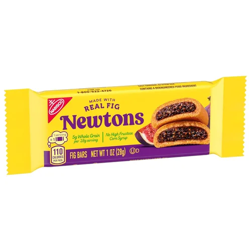 Miniatura 14 de Newtons Soft & Fruit - Galletas masticables de higo, (barras de higo), 120 paquetes de bocadillos (1 galleta por paquete)
