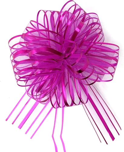 Miniatura 51 de Allgala - Lazos de 6 pulgadas, diseño de lunares, color morado (12 unidades)