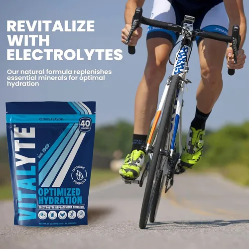 Miniatura 8 de Vitalyte Mezcla de bebida en polvo de electrolitos, mezcla de hidratación de electrolitos isotónicos, paquete a granel