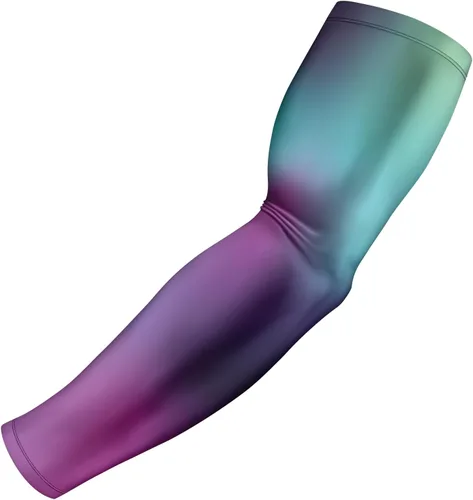 Miniatura 43 de B-Driven Sports Sleeve Pro-Fit - Manga de compresión para hombres y mujeres - Manga de brazo de baloncesto y voleibol - Individual Galaxia