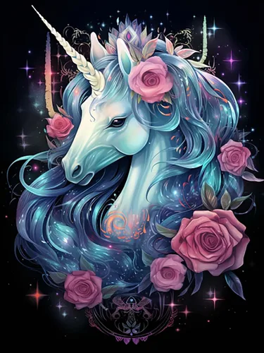 Reofrey Kits de arte de diamantes de bricolaje para adultos, caballos, animales, taladro completo, redondo, diamantes de imitación, kit de pintura