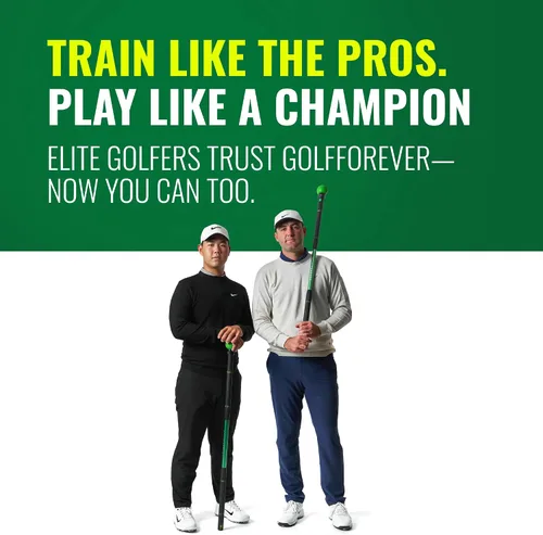 Miniatura 7 de GolfForever Swing Trainer – Golf Fitness & Training System for Strength, Flexibility & Swing Power – Includes Membership & Premium Training Bar for
