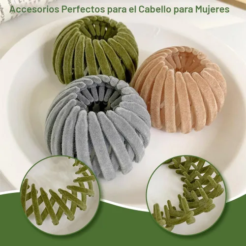 Miniatura 3 de Pinza para cabello Bird Nest - Pinza mágica para moños expandible, accesorios para el cabello para mujeres, sujetador de coleta, pinza para moños