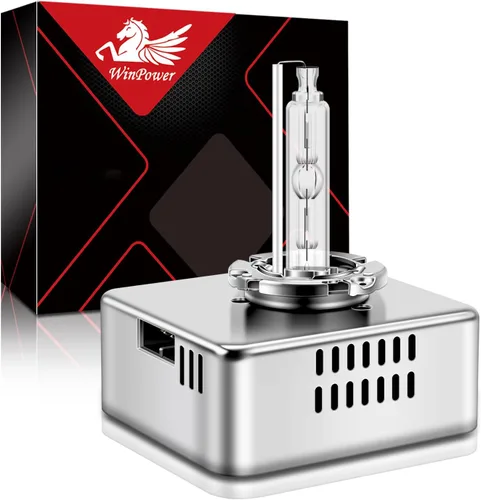 Miniatura 8 de WinPower D1S - Bombilla de xenón HID para faros delanteros, 6000 K, blanco frío, 35 W, base de stents metálicos, luces de reemplazo de haz alto