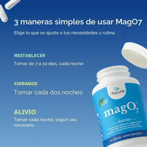 Miniatura 3 de Cápsulas de oxígeno limpiadoras del sistema digestivo Aerobic Life Mag 07, 013886030207, 1, 1