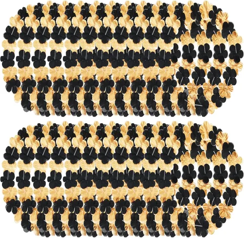 Tigeen 72 piezas de decoraciones de Leis de graduación 2026 a granel de flores hawaianas Leis tropicales, decoraciones para graduación, carnaval,