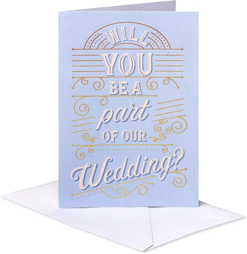 American Greetings Invitaciones de boda en blanco, (8 unidades)