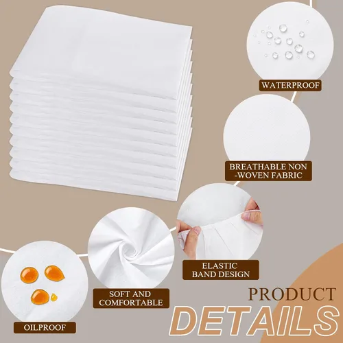 Miniatura 3 de VitalCozy 100 sábanas desechables ajustables para mesa de masaje de 39 x 83 pulgadas, gigantes, resistentes, elásticas, desechables, sábanas de cama