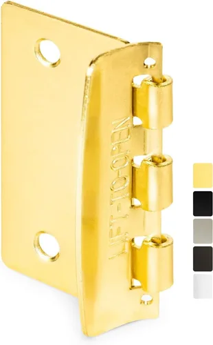 Miniatura 7 de Jack N' Drill - Cerradura de puerta de acción abatible (paquete de 6) - Cerraduras reversibles de privacidad con tornillo antibloqueo para Negro