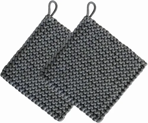 Miniatura 11 de Eiyye Soportes gruesos para ollas de ganchillo, almohadillas calientes hechas a mano, salvamanteles de ganchillo para platos calientes de cocina