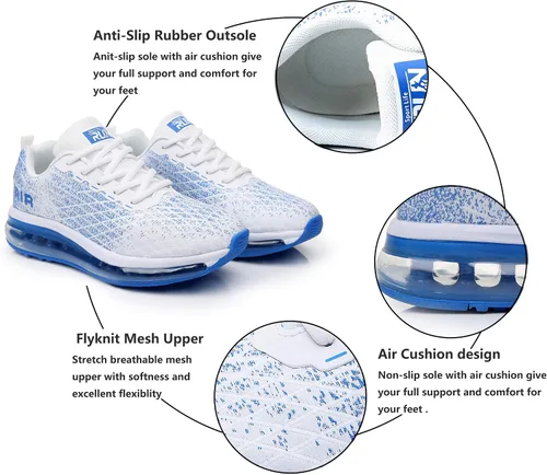 Miniatura 3 de Azooken Calzado deportivo para hombre, tenis transpirable y ligero